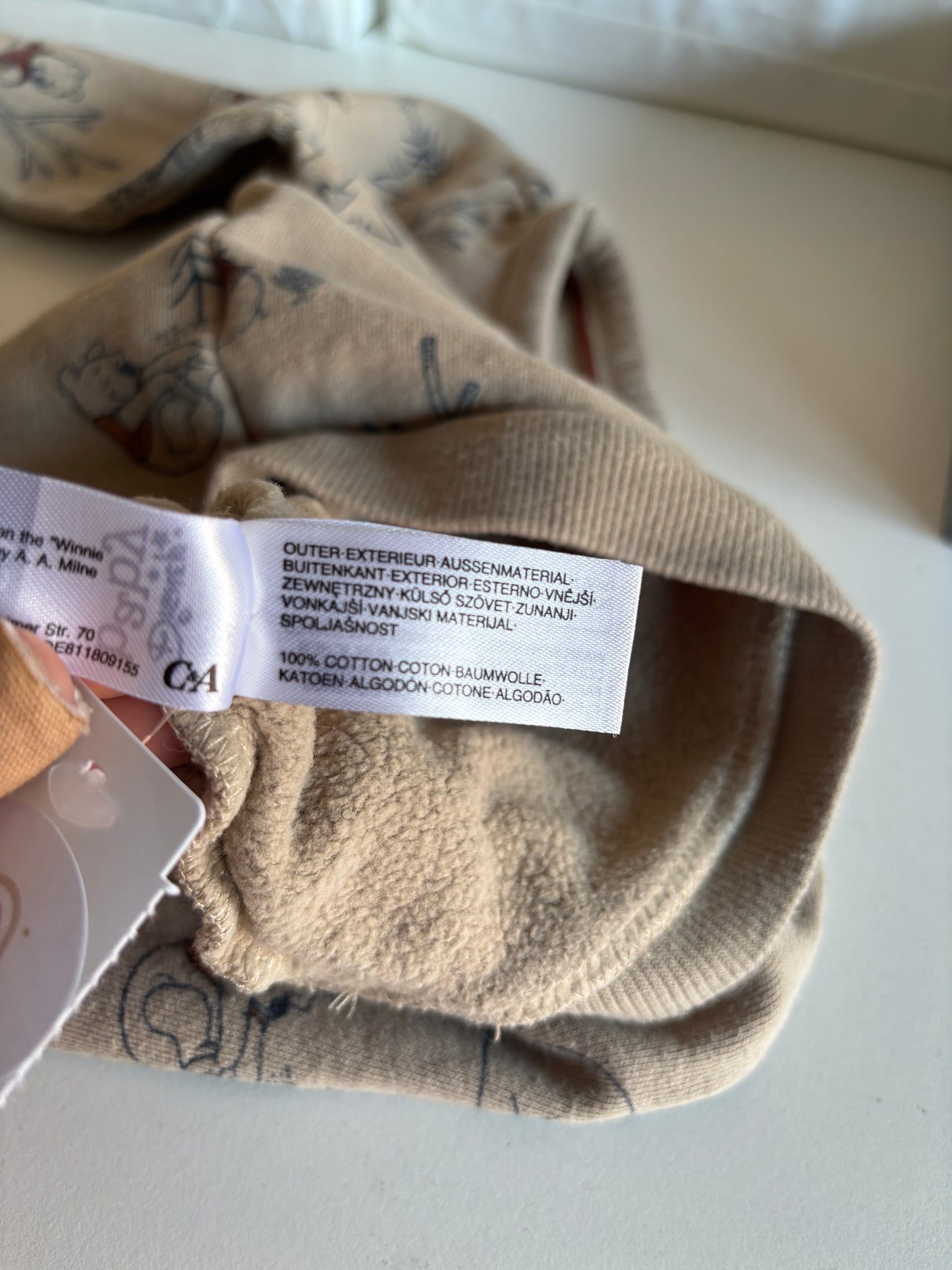 Beige sweater Winnie The Pooh