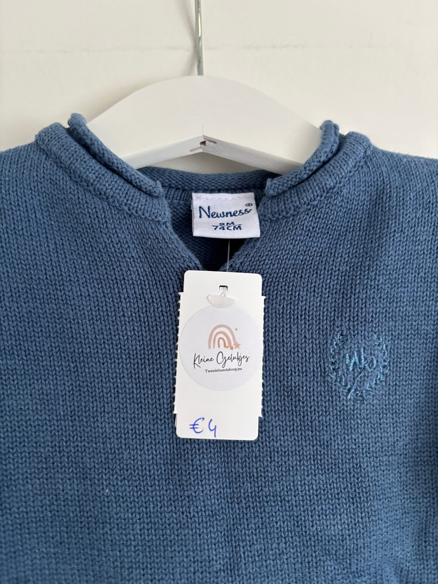 Blauwe trui