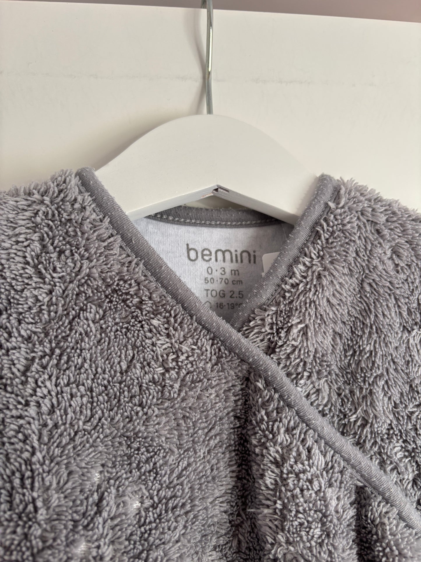 Grijze voetenzak/slaapzak