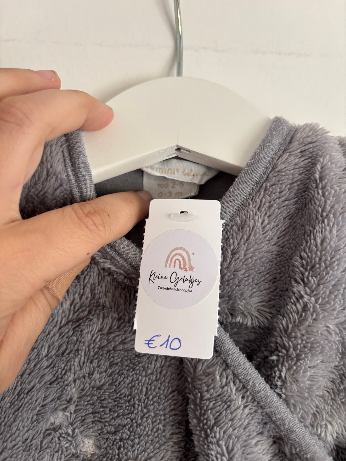 Grijze voetenzak/slaapzak