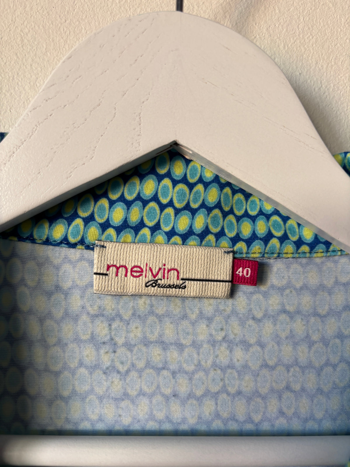 Blauwgroene blouse | Melvin | 40