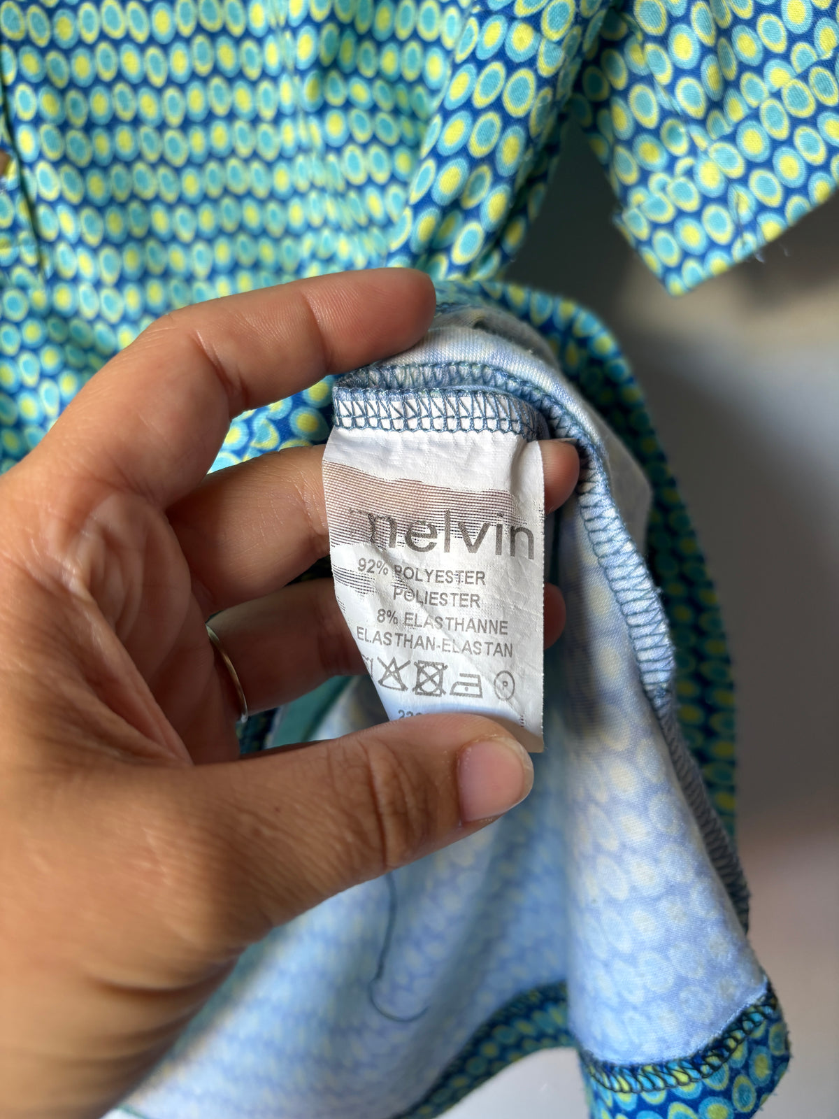Blauwgroene blouse | Melvin | 40