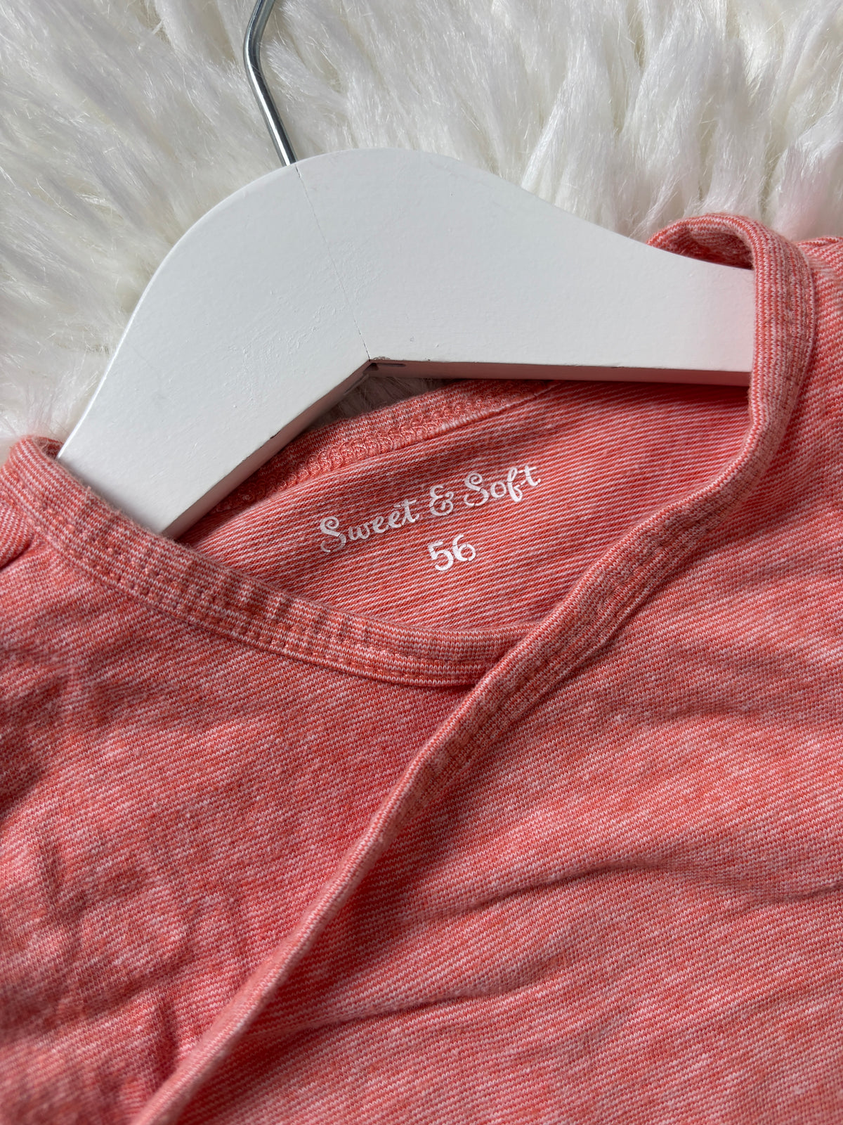 Koraalkleurige pyjama | Zeeman | 56
