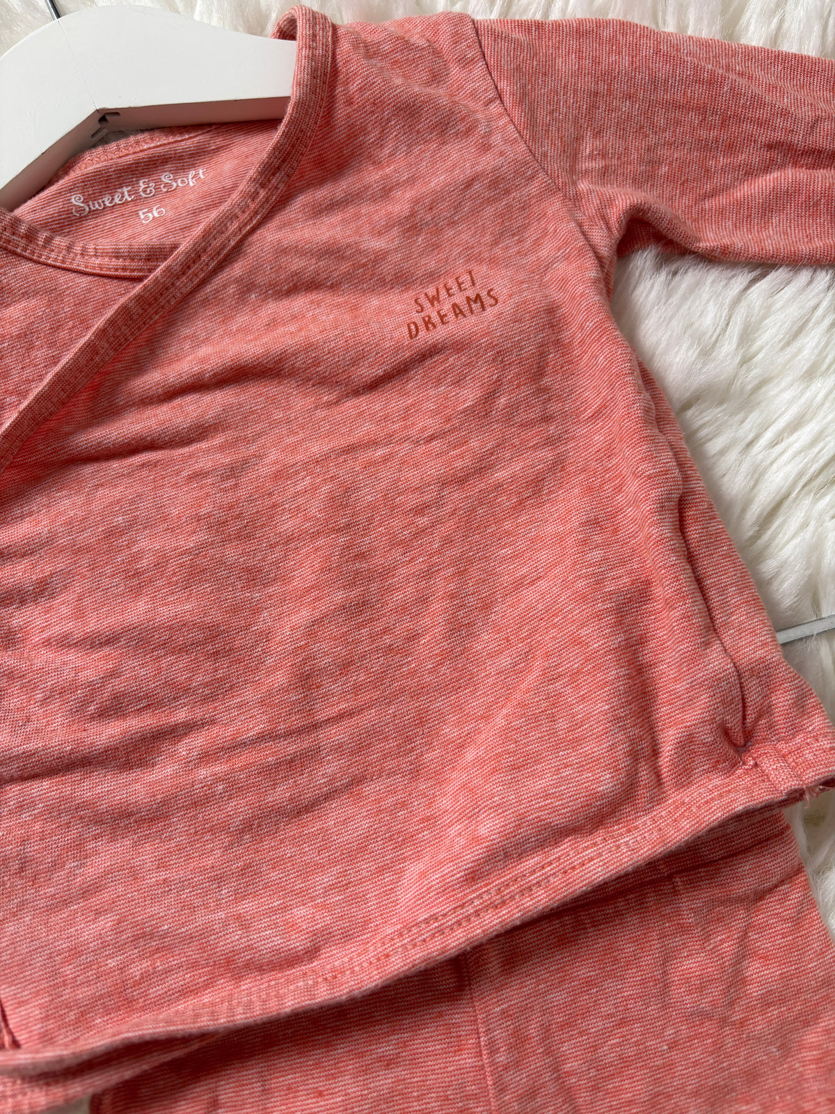 Koraalkleurige pyjama | Zeeman | 56