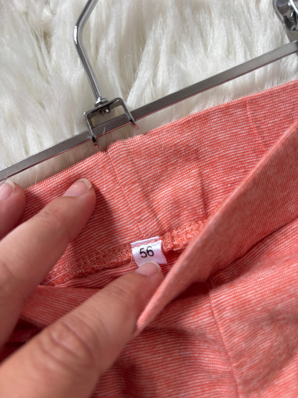 Koraalkleurige pyjama | Zeeman | 56