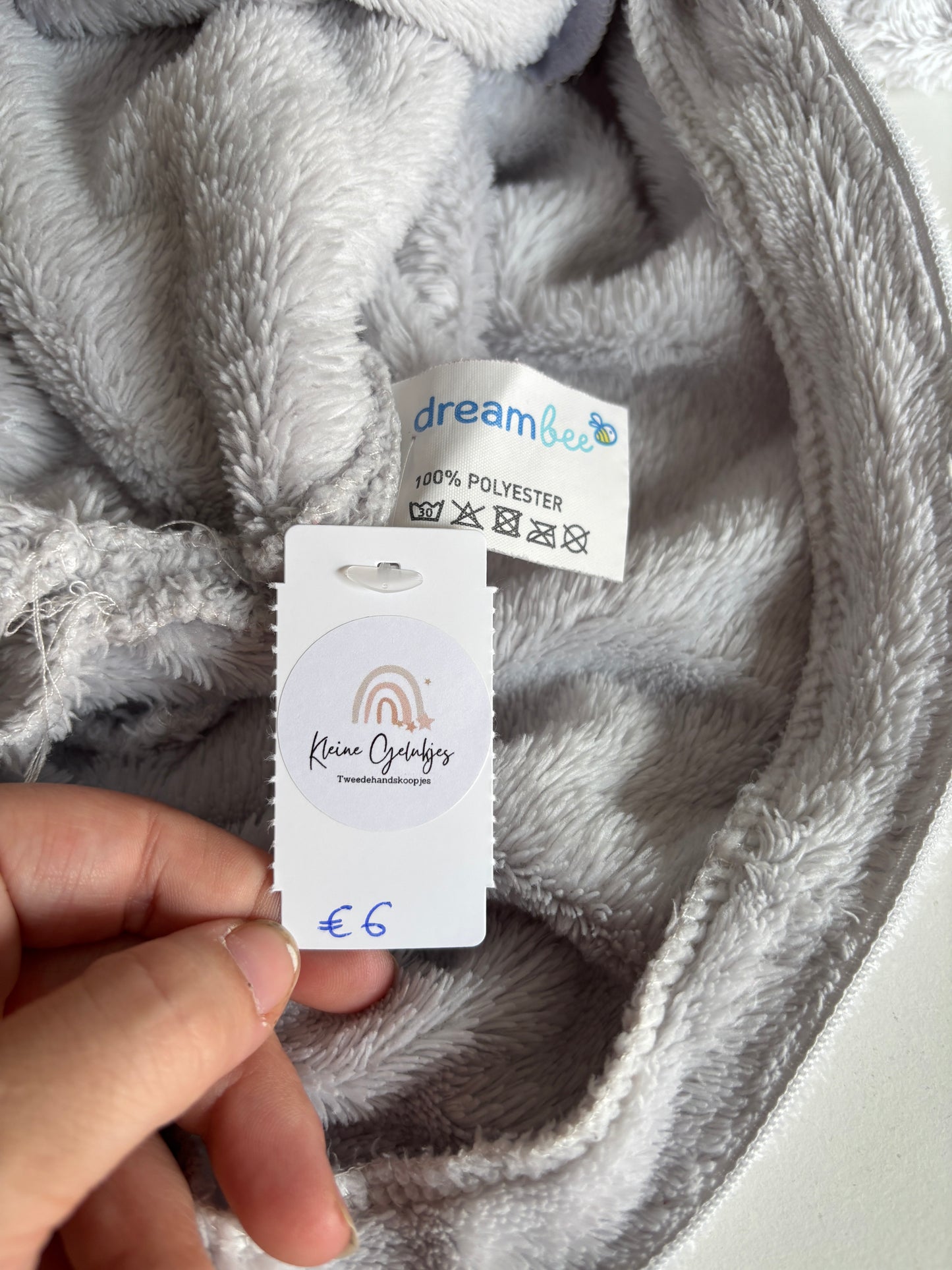 Grijze voetenzak/slaapzak