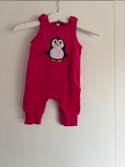 Roze boxpakje zonder mouwen