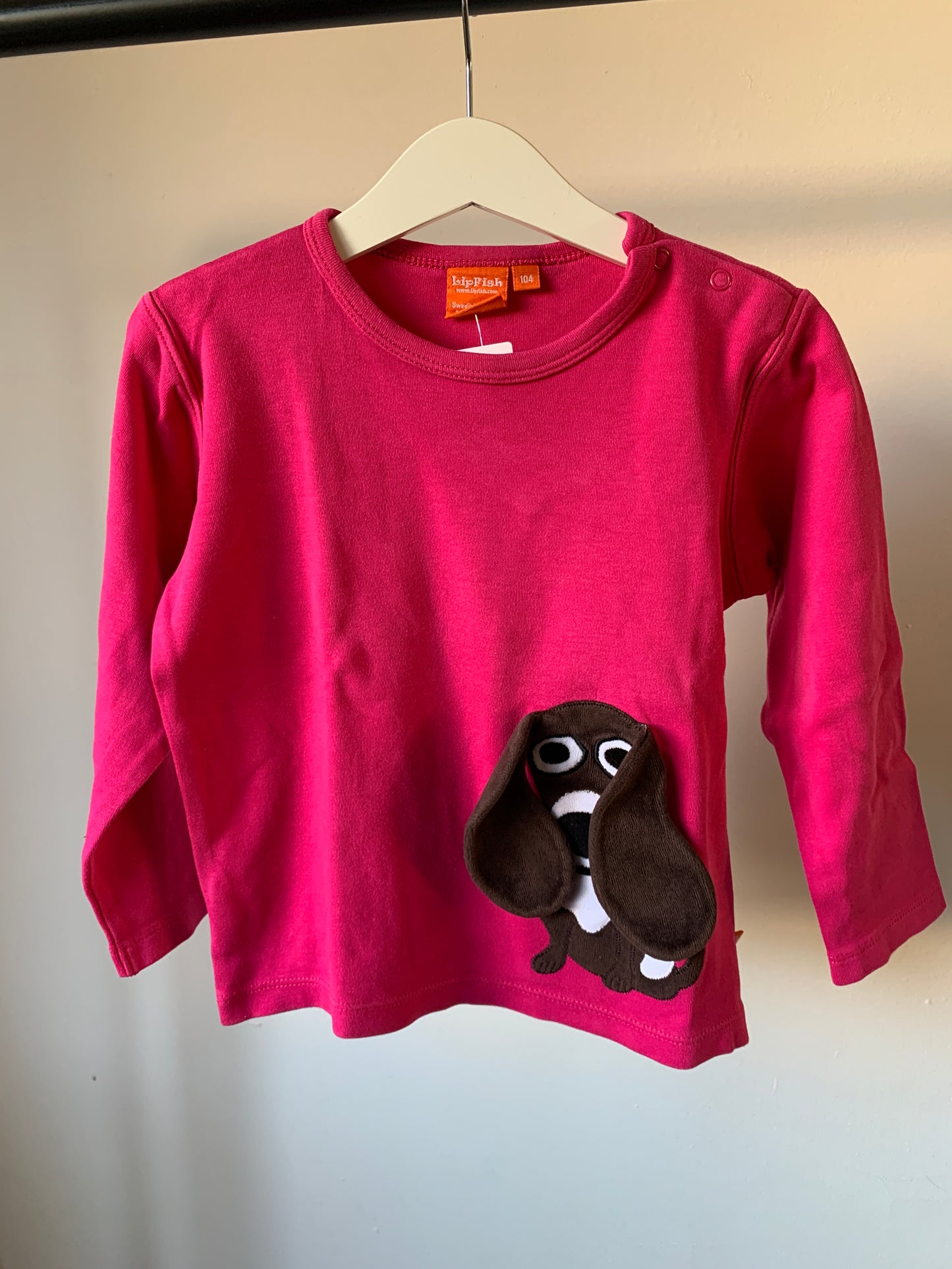 Lipfish longsleeve 104 - nieuwstaat ⭐
