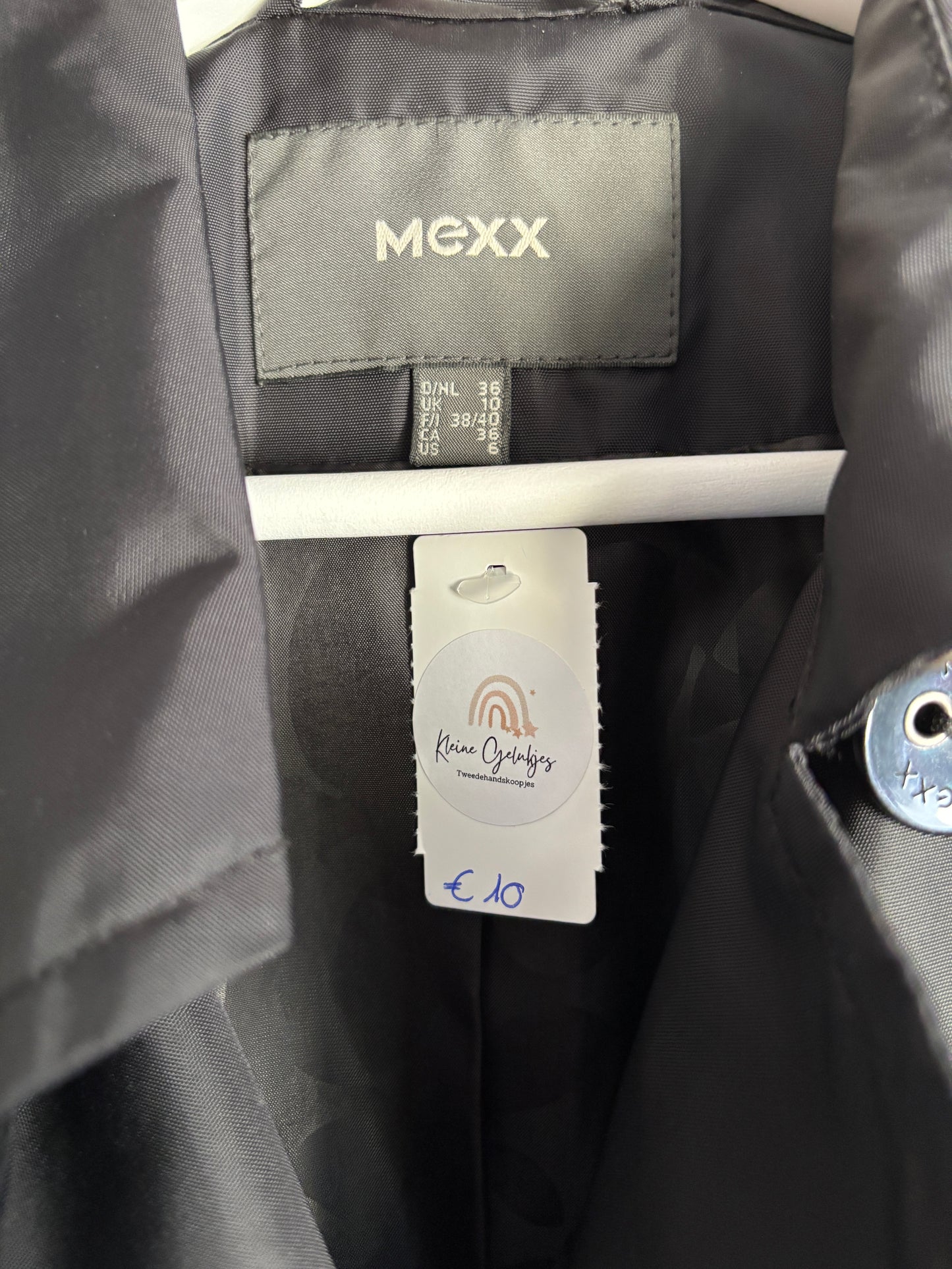 Zwarte tussenseizoensjas