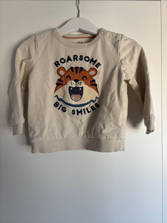 Crèmekleurige sweater