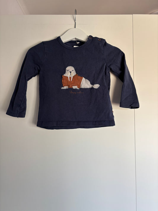 Marineblauwe longsleeve