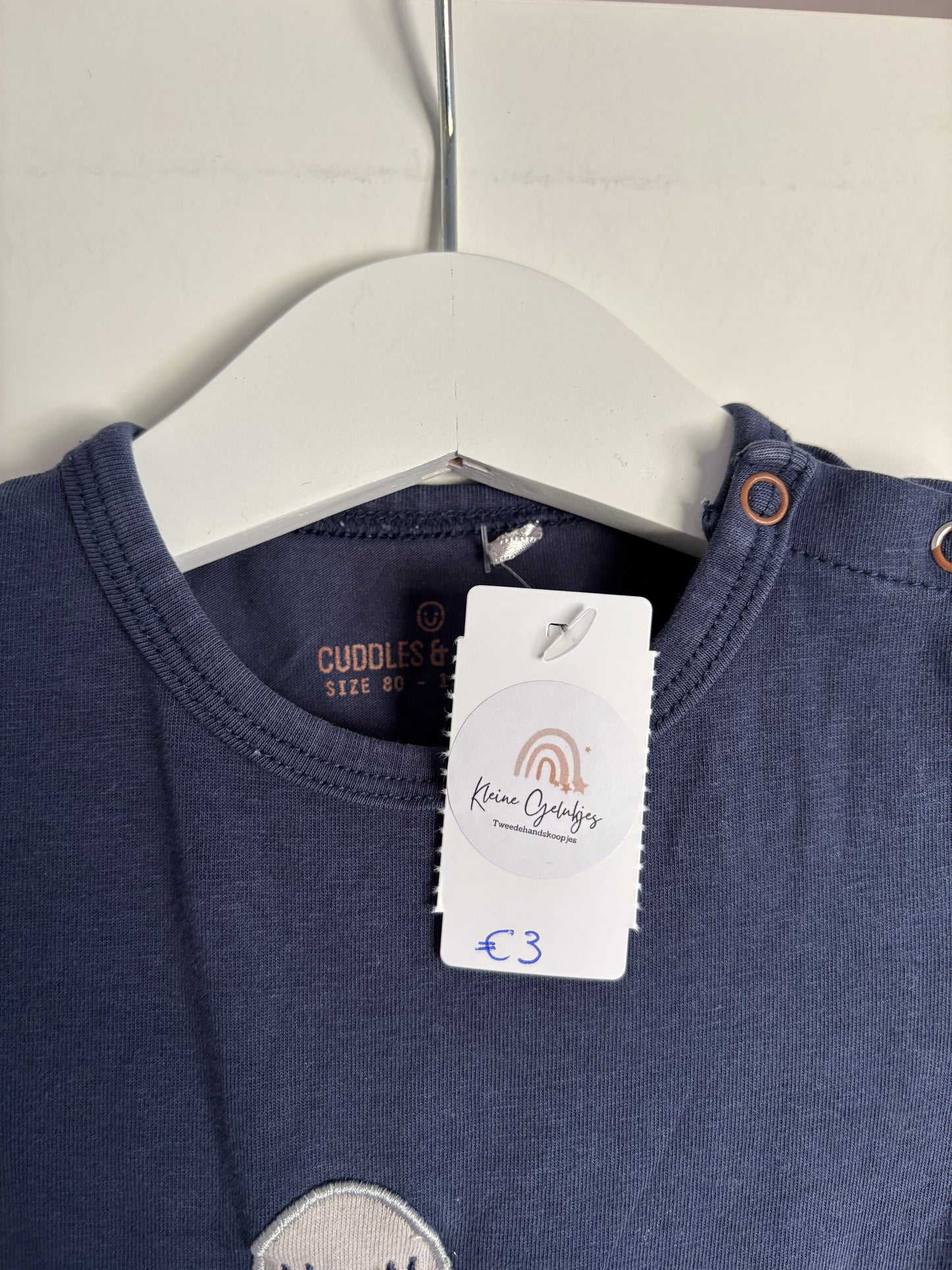 Marineblauwe longsleeve