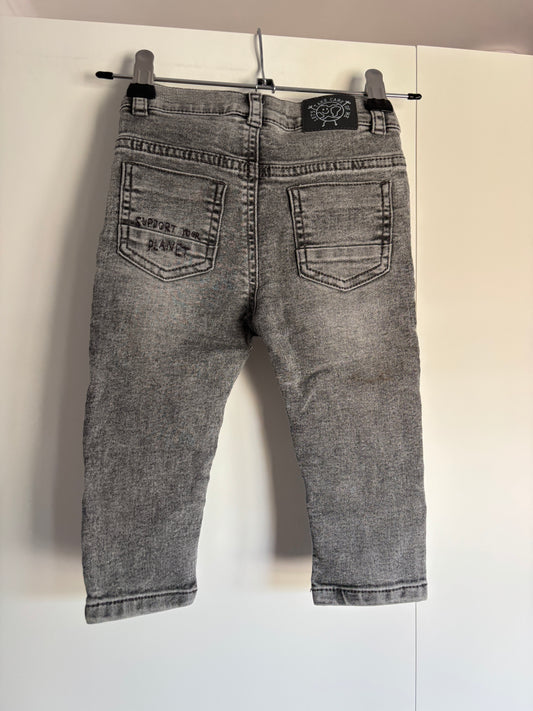 Grijze jeansbroek
