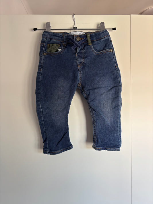 Donkerblauwe jeansbroek