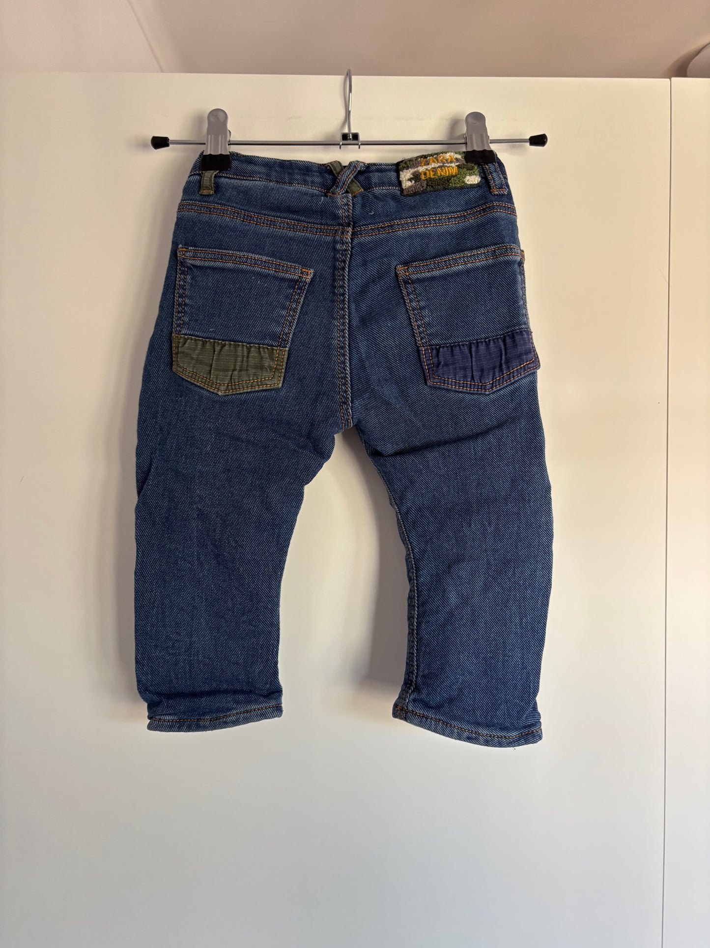 Donkerblauwe jeansbroek