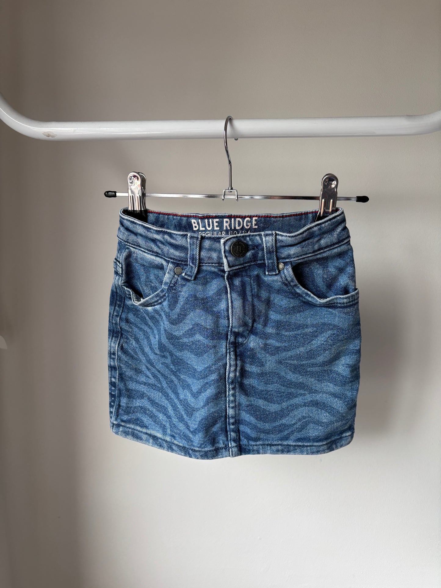 Jeansrokje met tijgerprint