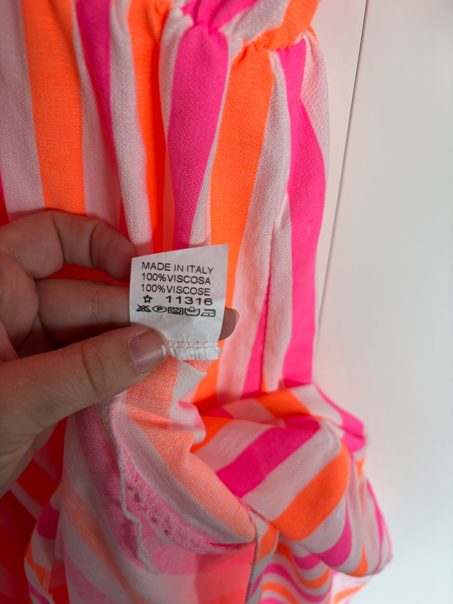 Gestreepte lange jurk