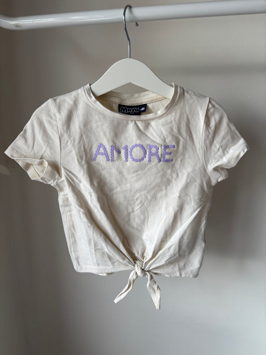 Crèmekleurige t-shirt