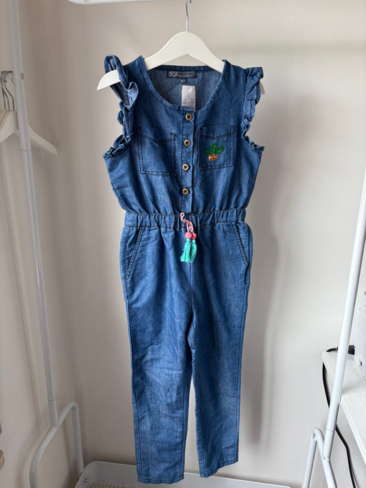 Donkerblauwe jumpsuit