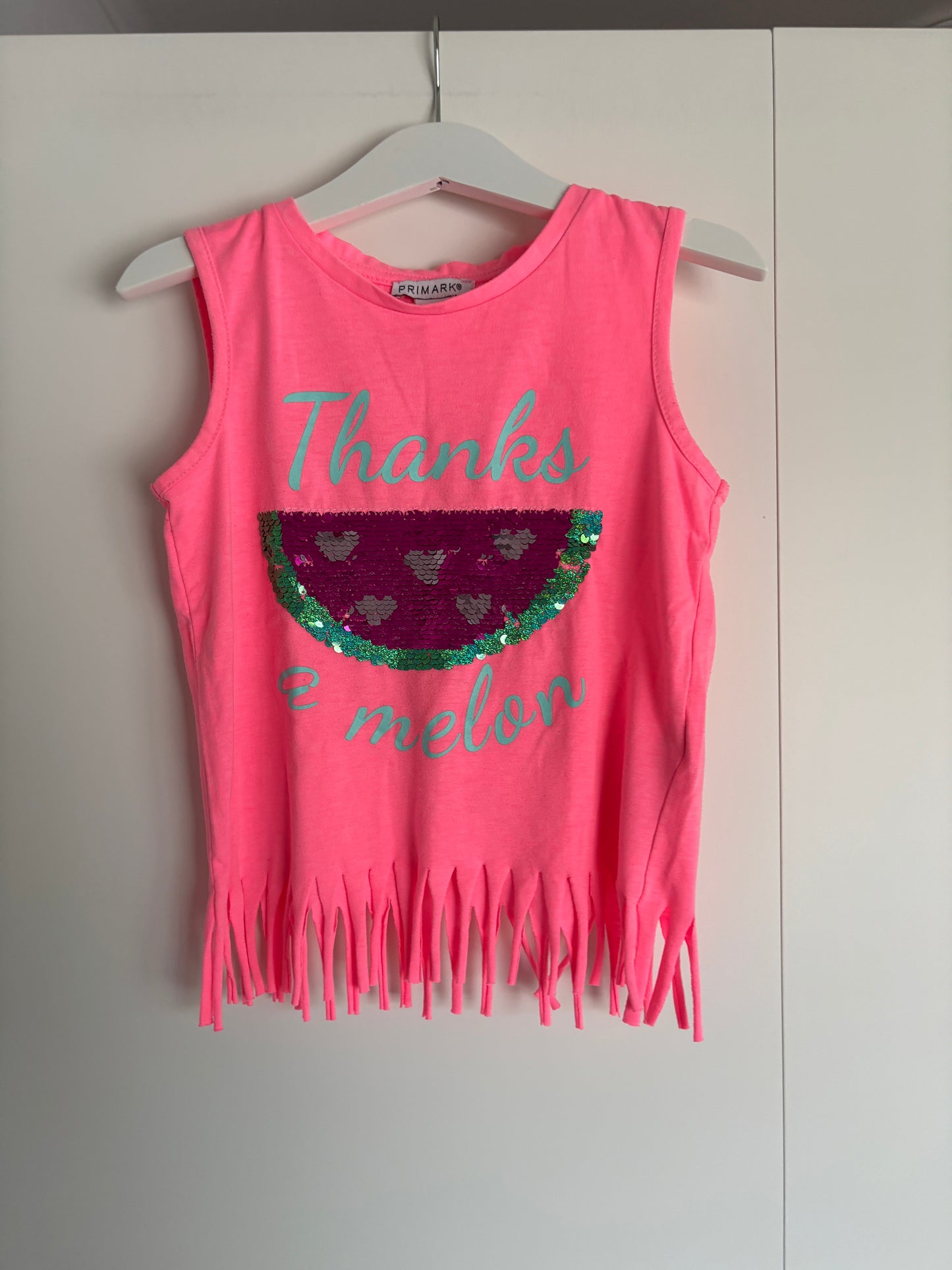 Roze topje met watermeloen