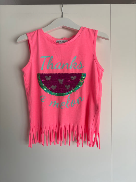 Roze topje met watermeloen