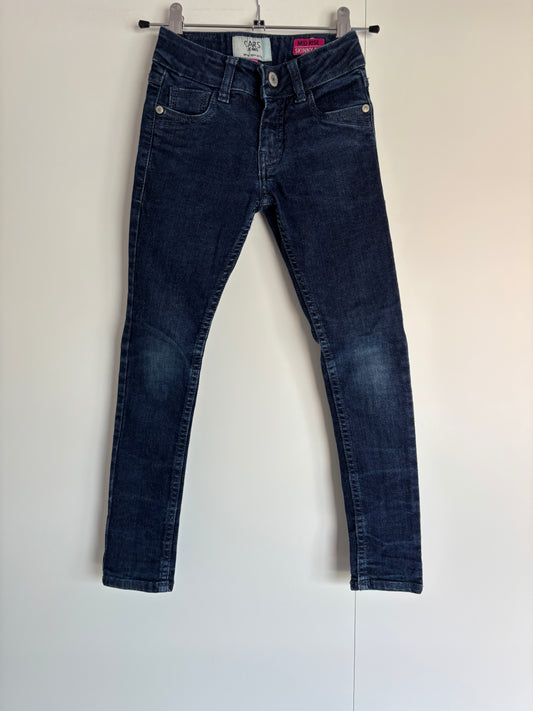 Marineblauwe skinny jeansbroek