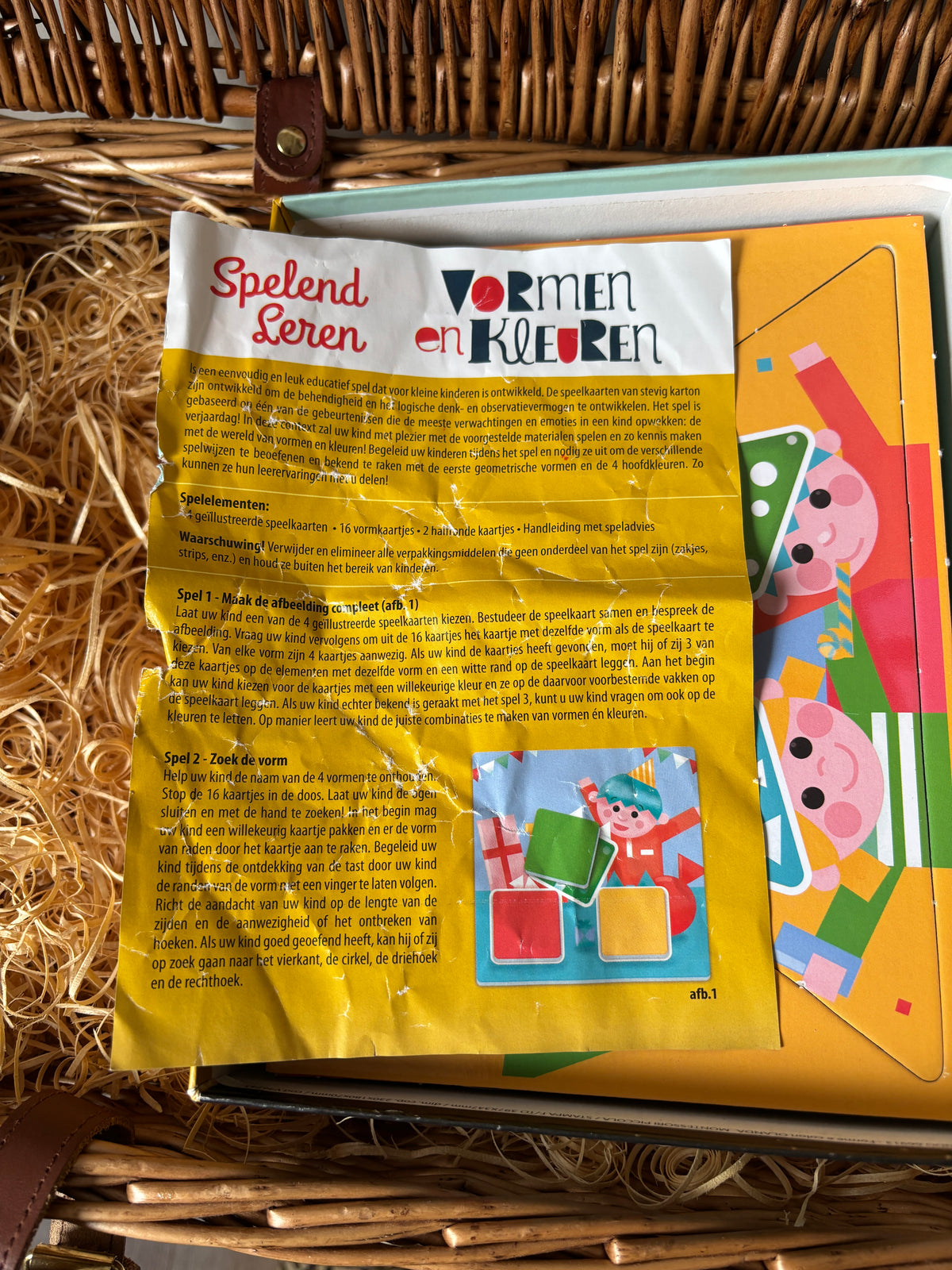 Spelend leren - vormen en kleuren