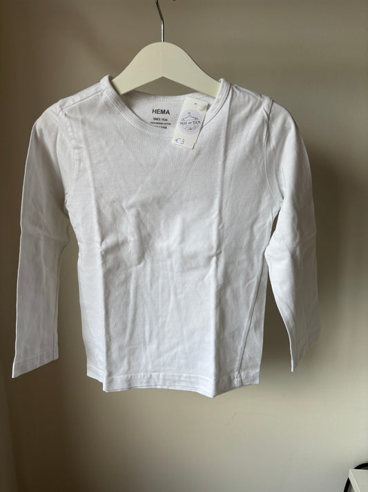 Witte basic longsleeve