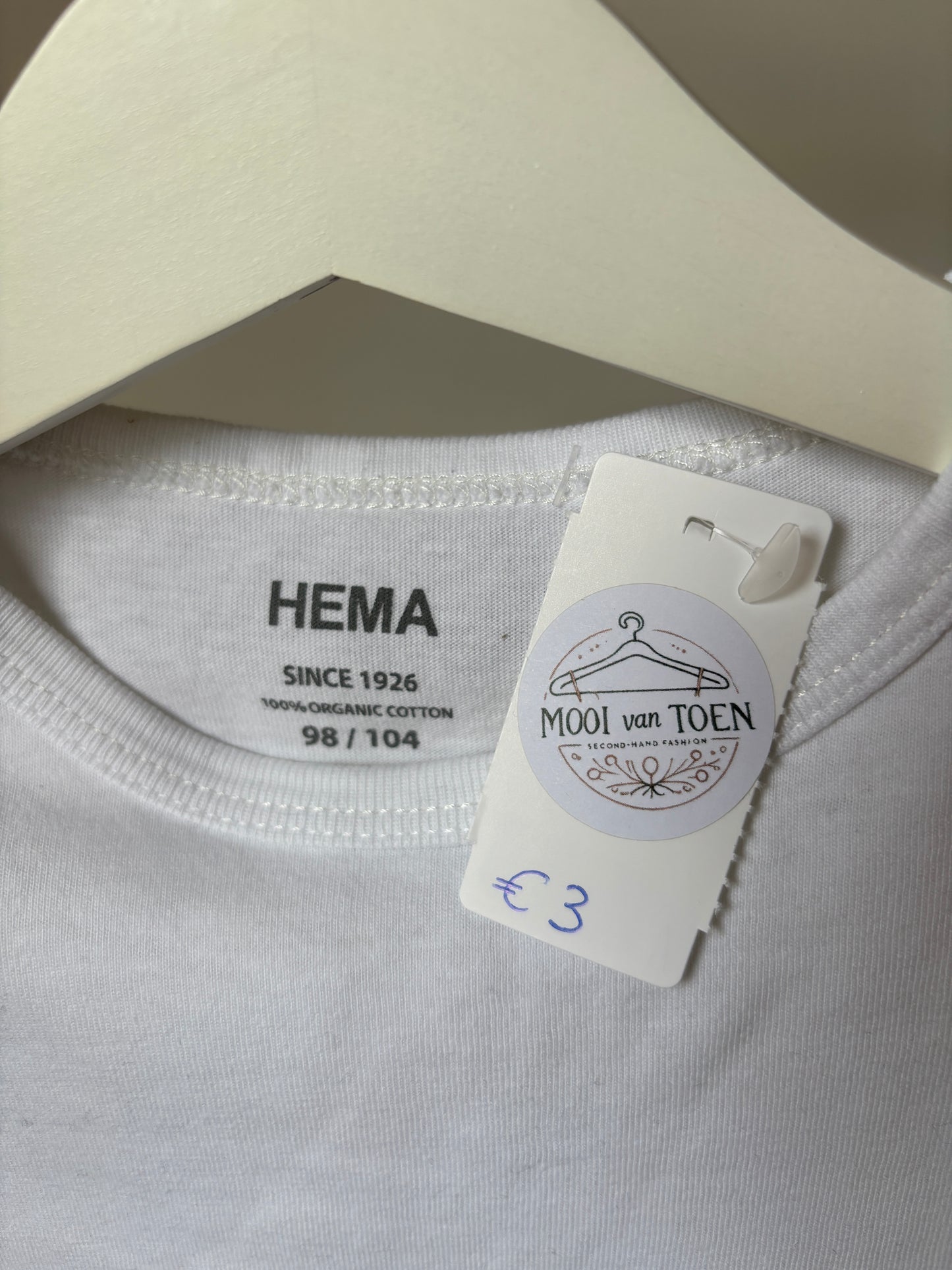 Witte basic longsleeve