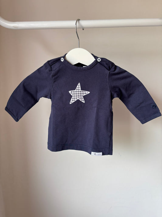 Marineblauwe longsleeve