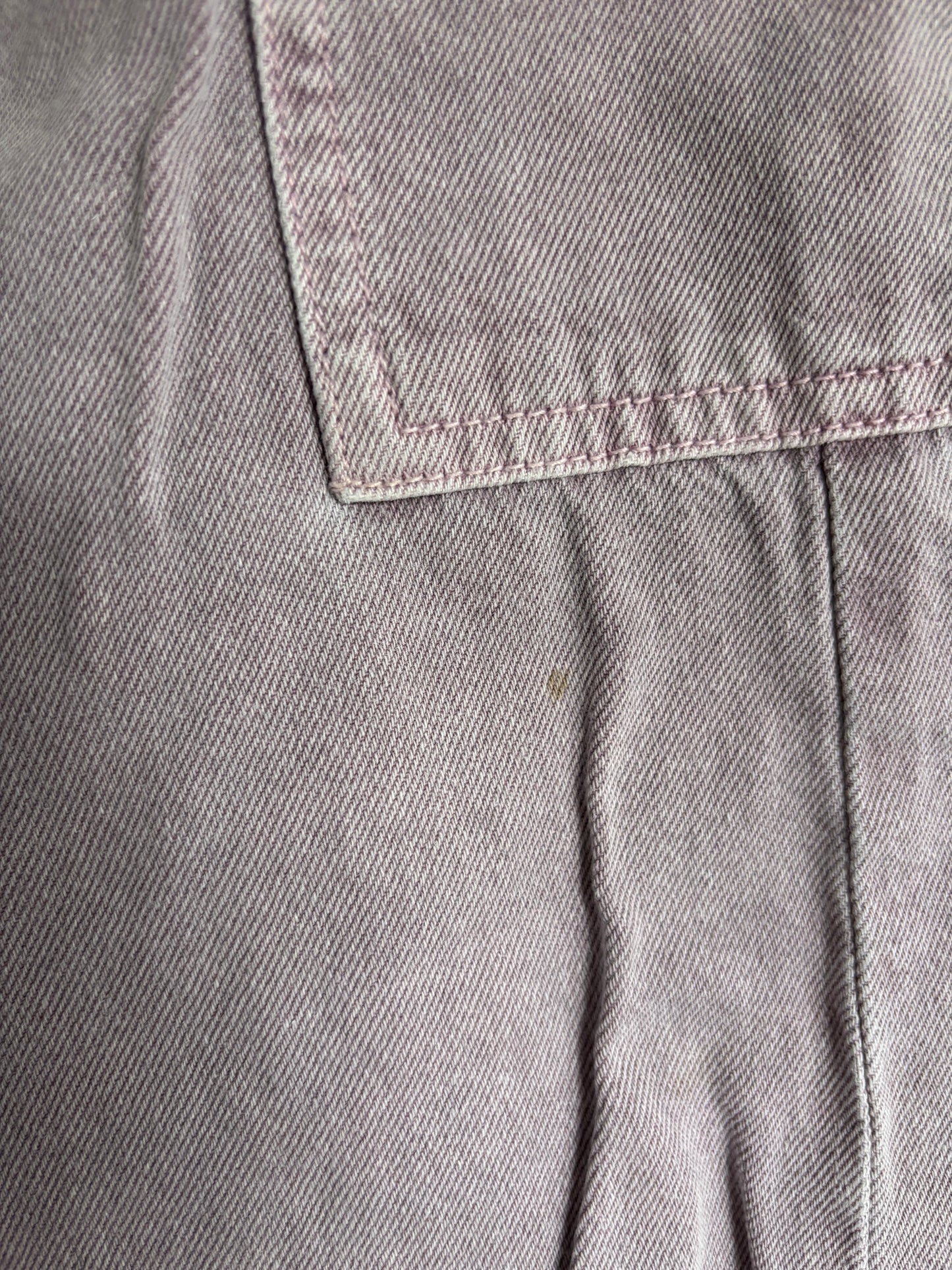 Lila cargojeansbroek