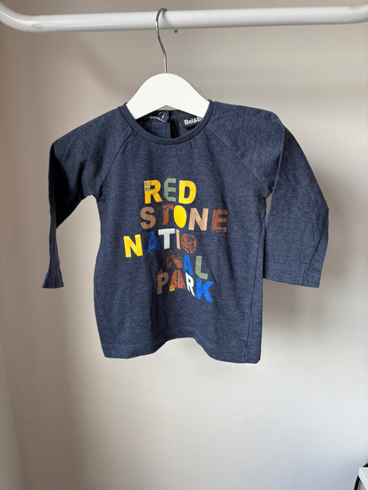 Marineblauwe longsleeve