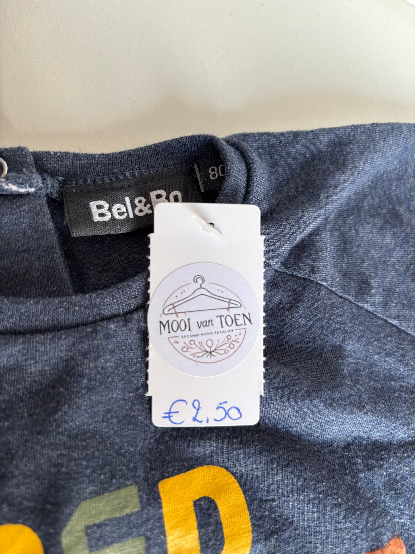 Marineblauwe longsleeve