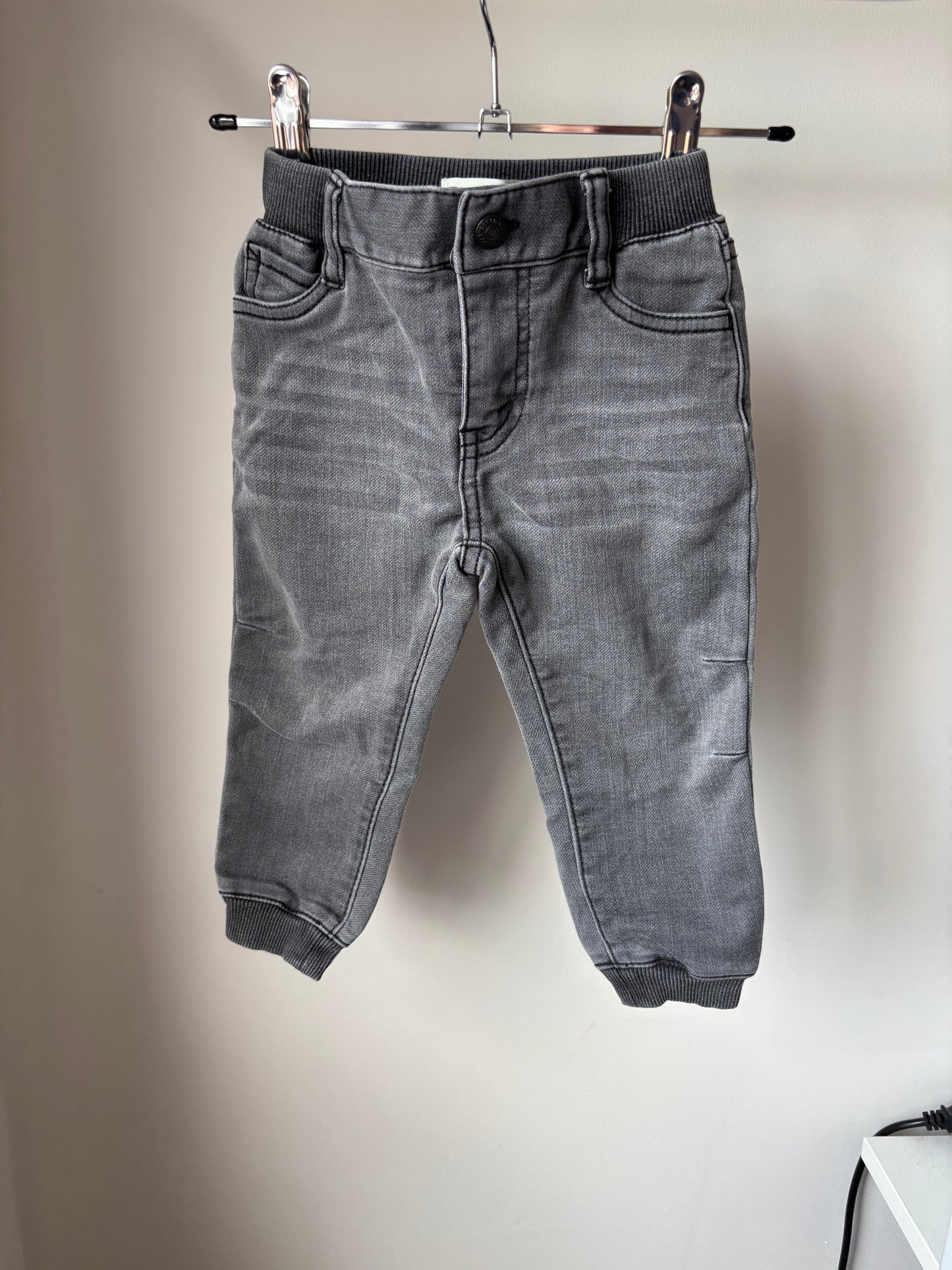 Grijze jeansbroek