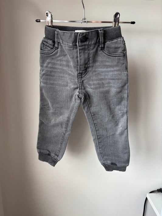 Grijze jeansbroek