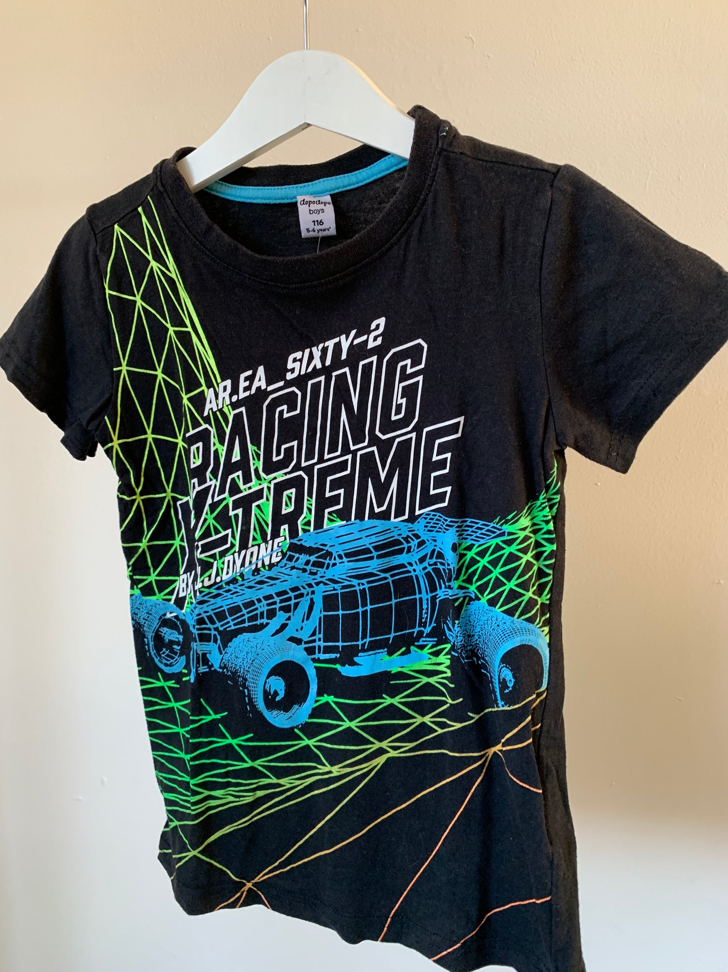 Dopodopo T-shirt 116 - nieuwstaat ⚡
