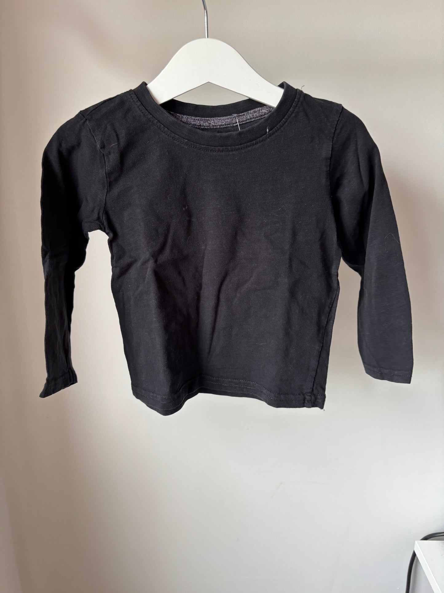 Zwarte basic longsleeve