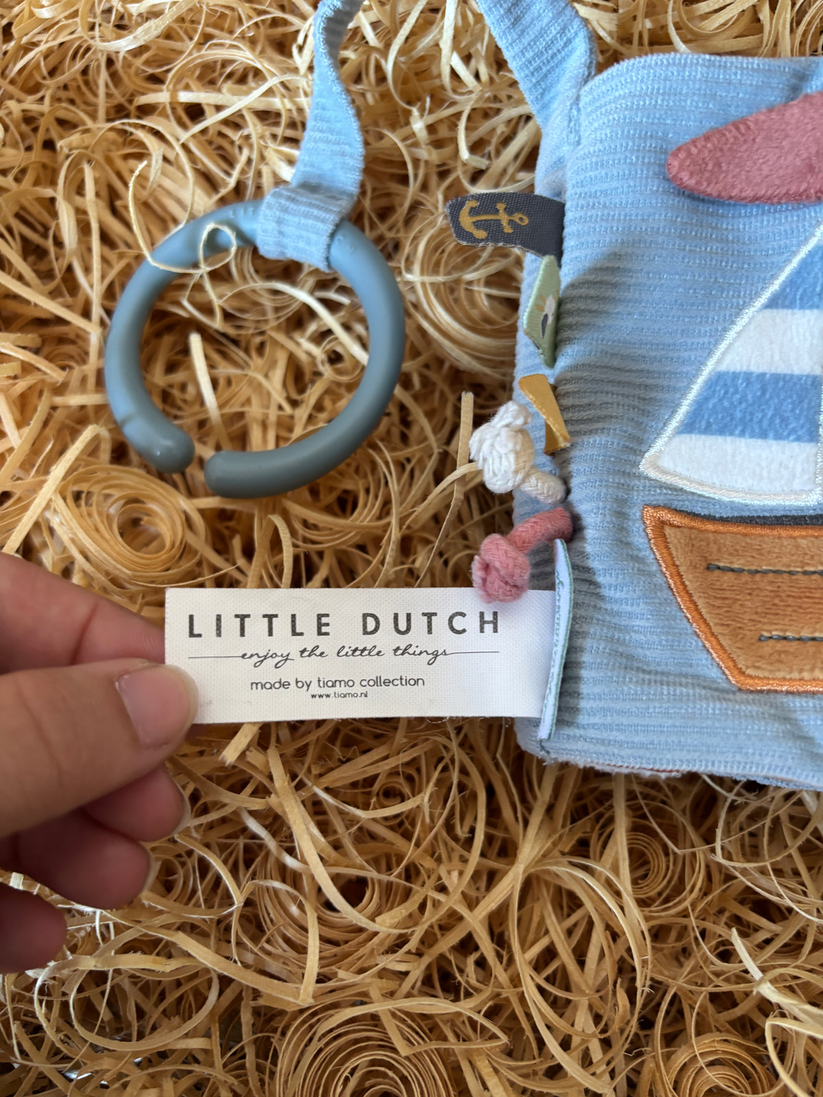 Blauw knisperboekje | Little Dutch