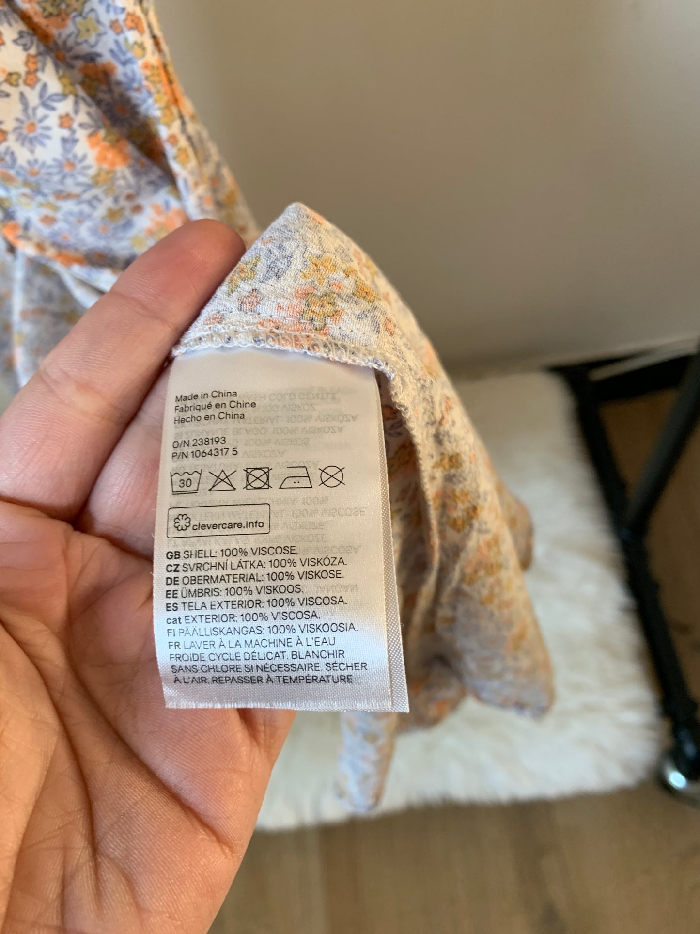 H&M gebloemde jurk S - nieuwstaat 💸