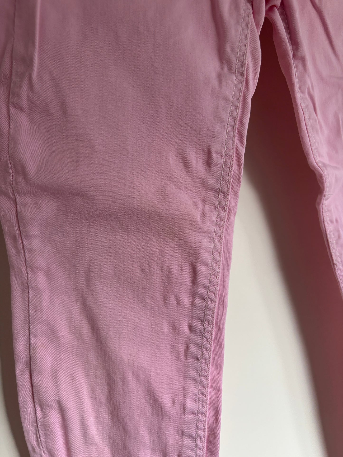 Roze jeansbroek
