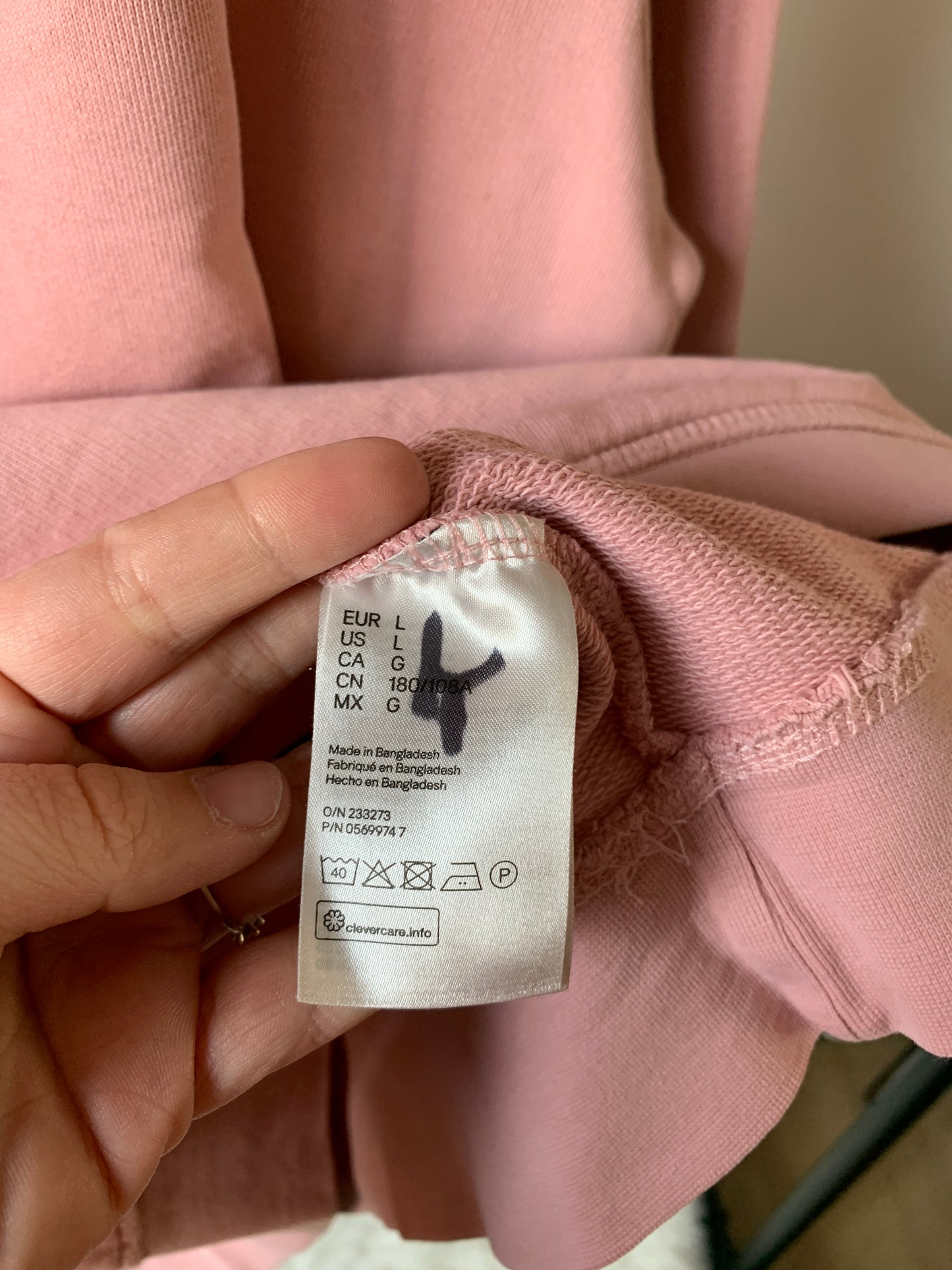 H&M Roze sweater L - nieuwstaat 💸