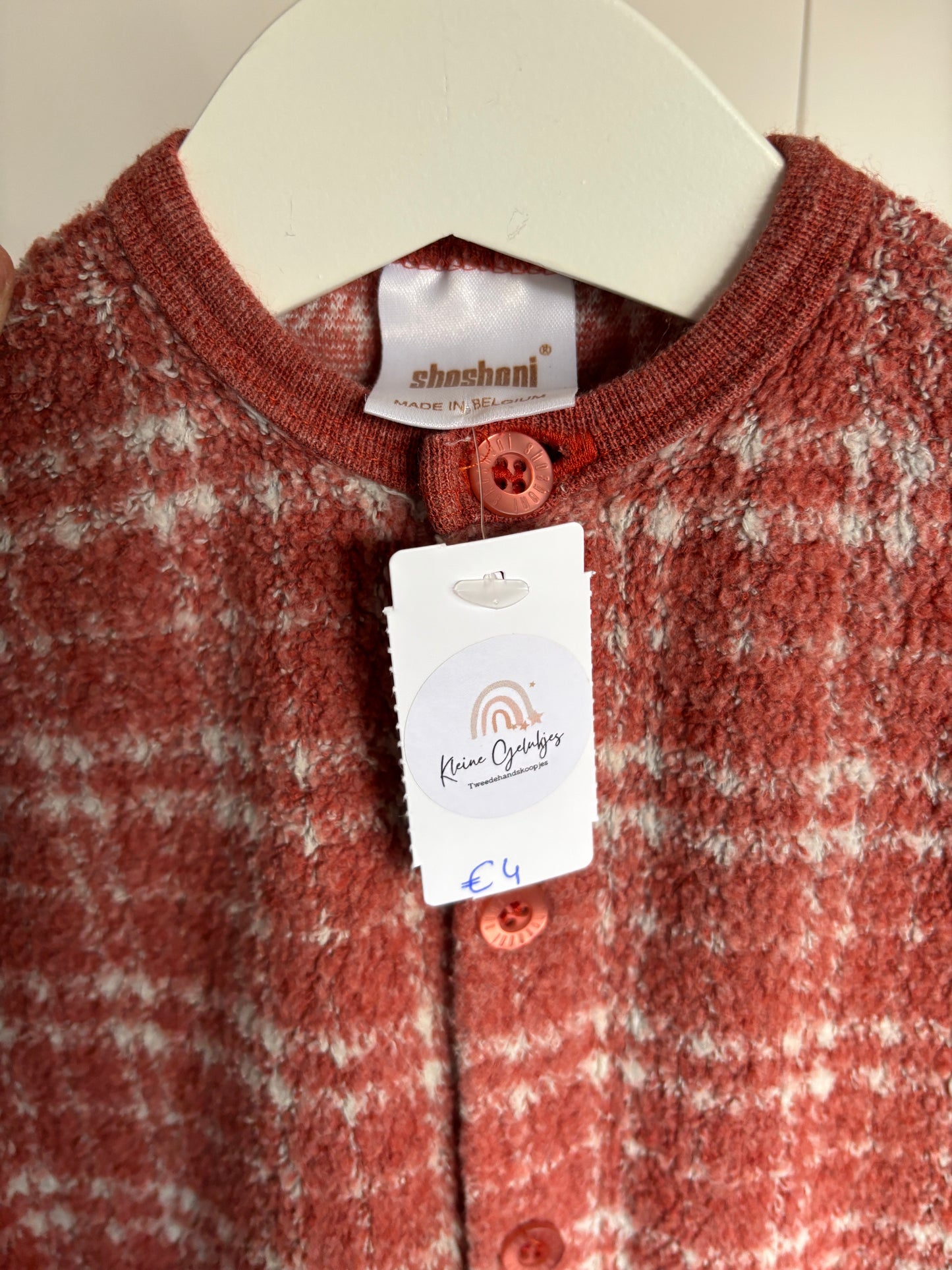 Rood geruite boxpakje