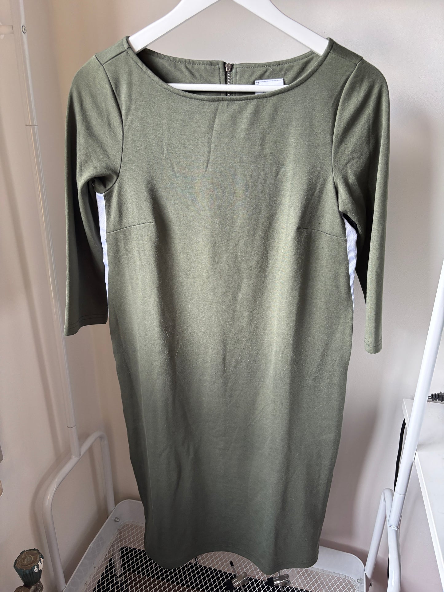 Khaki zwangerschapsjurk