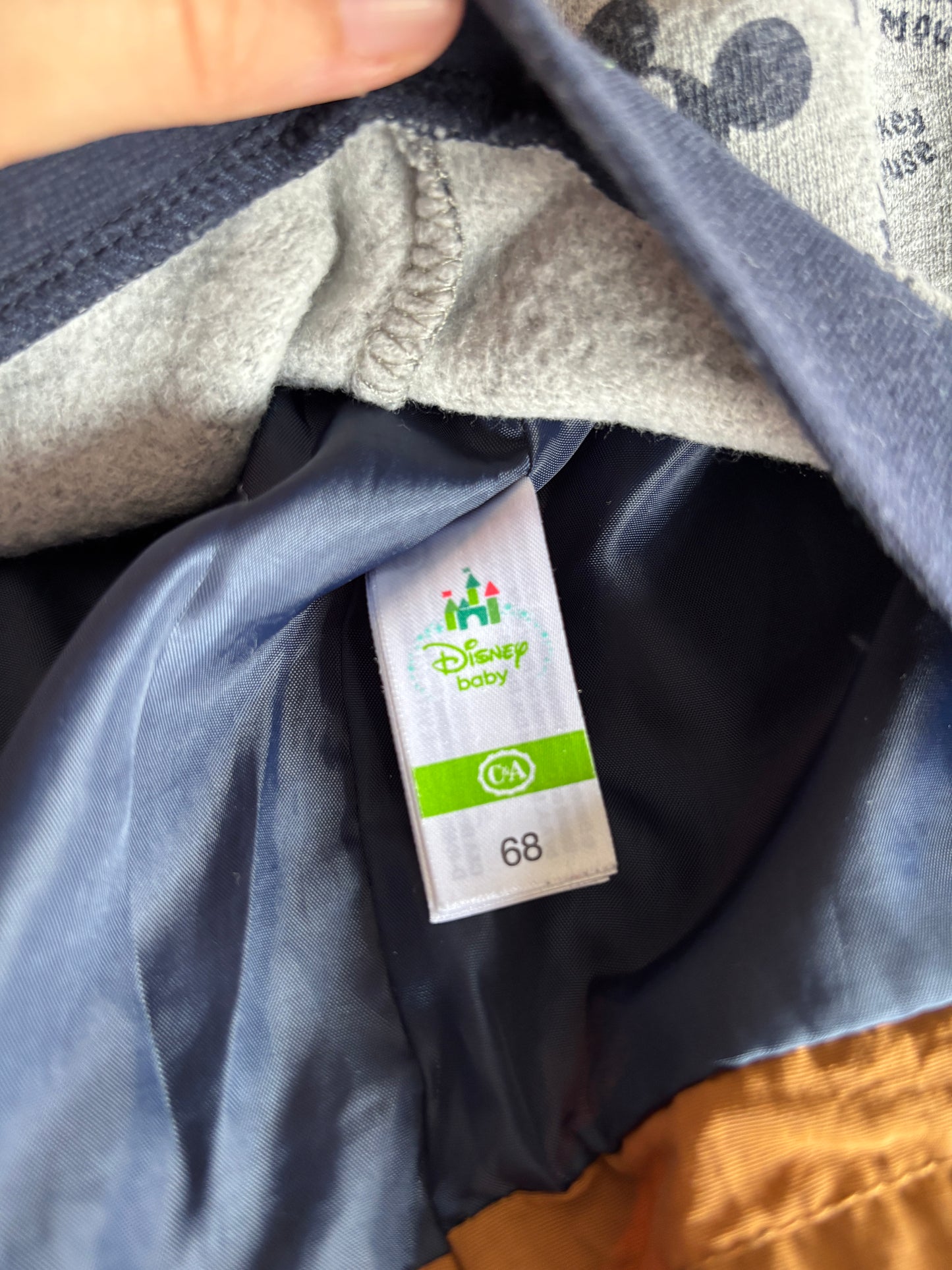 Bruine regenjas Mickey Mouse