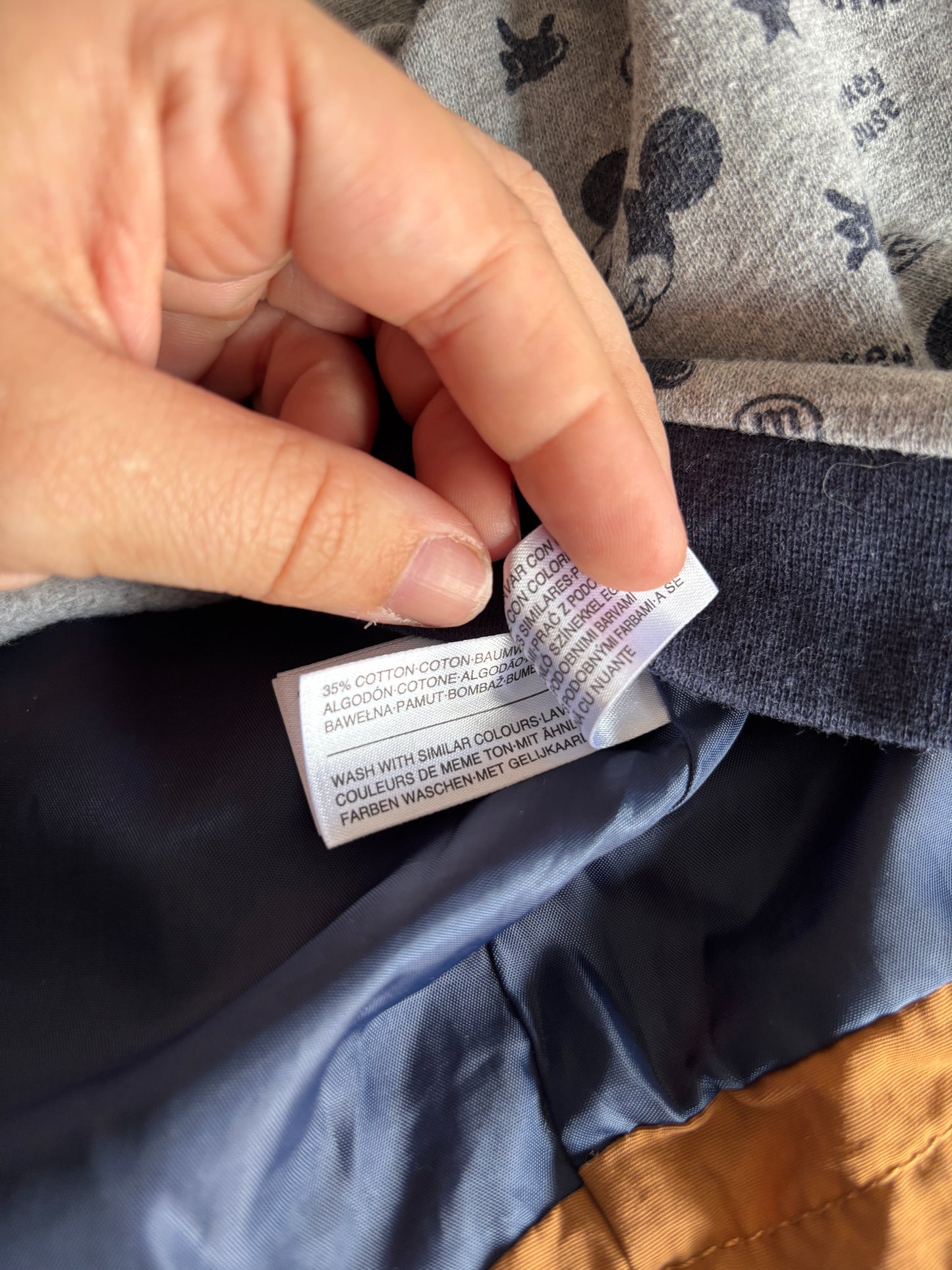 Bruine regenjas Mickey Mouse