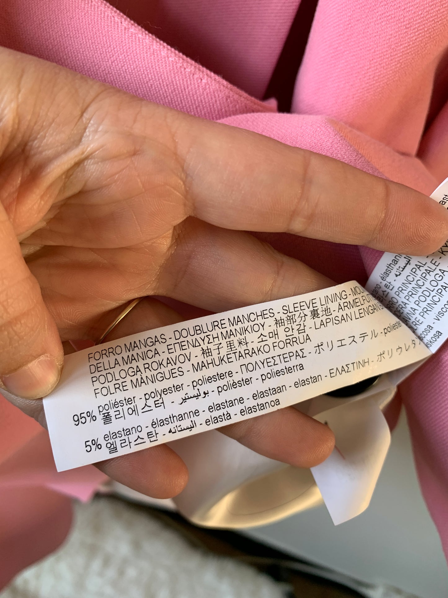 Zara roze maatpak S - nieuw ⭐