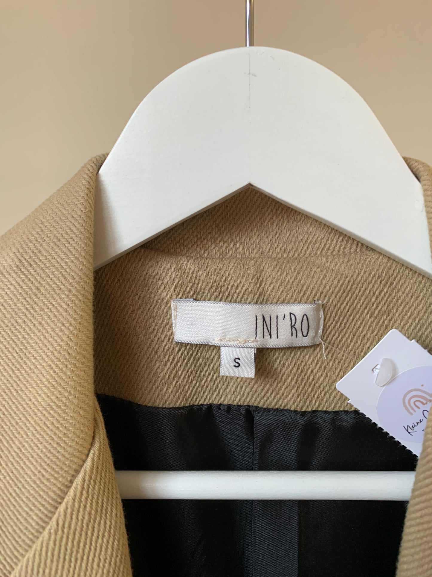 INI'RO beige gilet S - zeer goede staat ⭐
