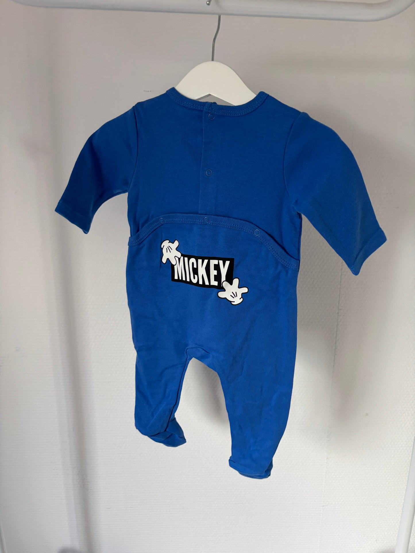 Blauwe eendelige pyjama Mickey Mouse