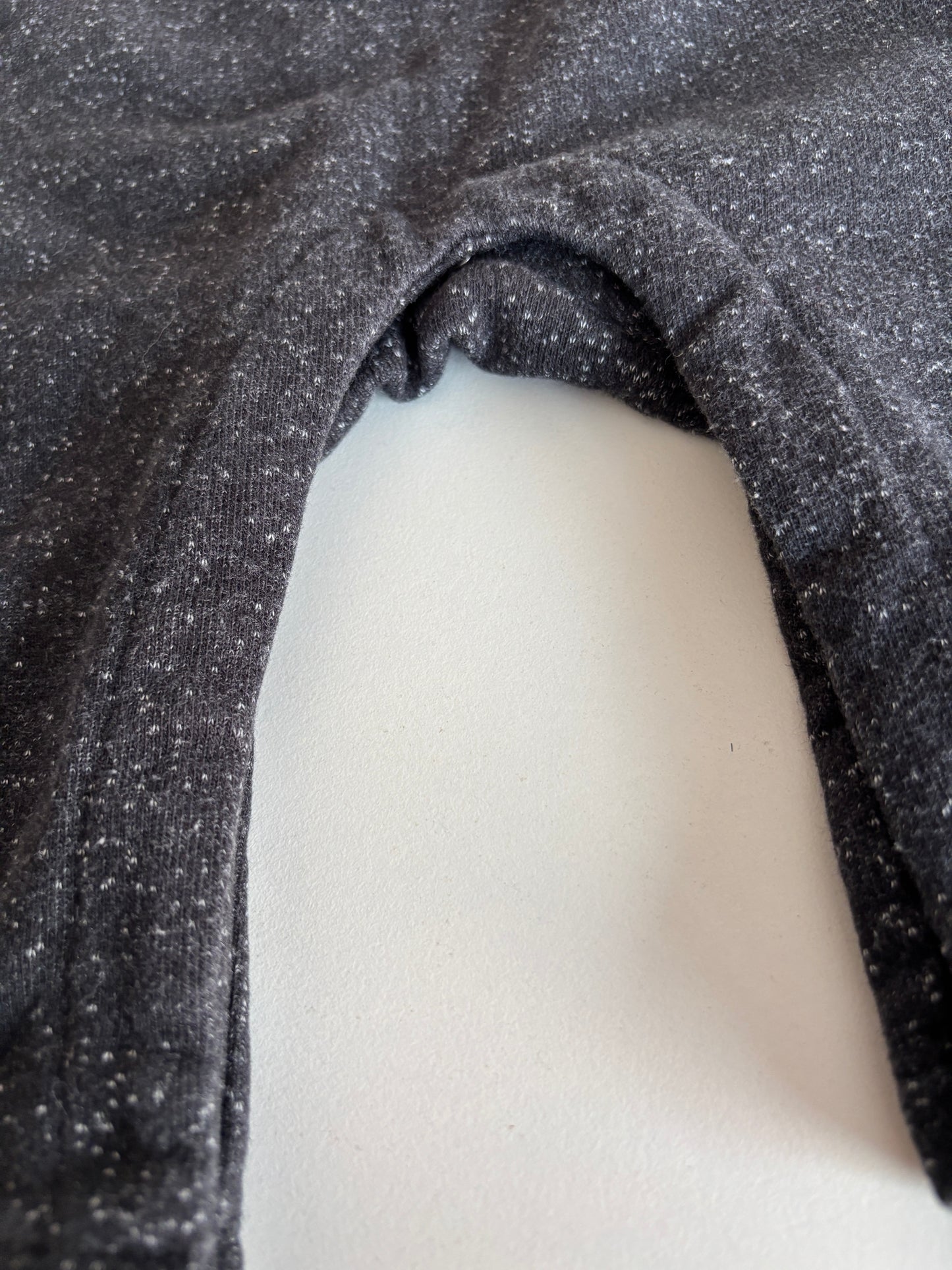 Donkergrijze/zwarte salopette