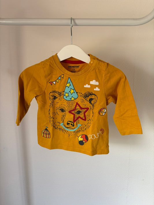 Mosterdgele longsleeve